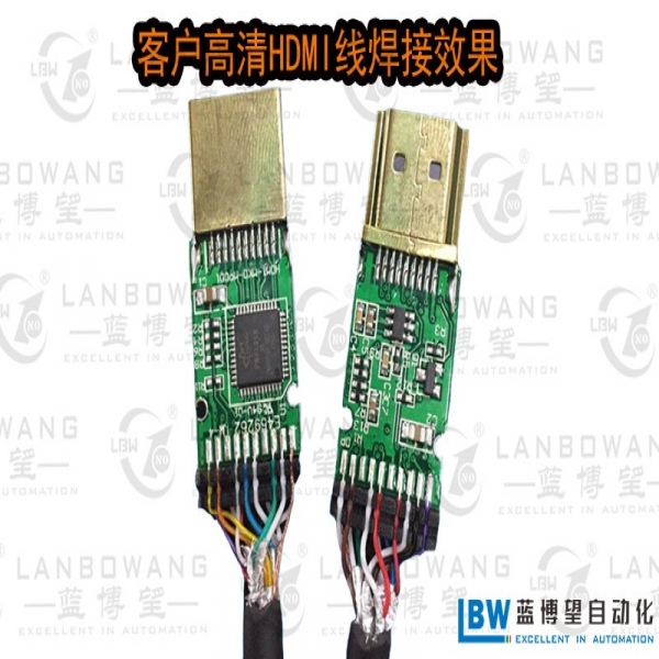 客戶(hù)高清HDMI線(xiàn)焊接效果